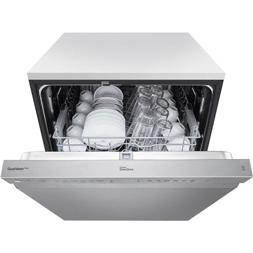 LG - 24" Front Control Dishwasher w/ Pocket Handel, ADA Compliant, QuadWash - ADFD5448AT