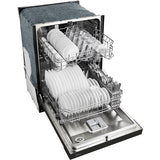 Midea - 24" Front Control Dishwasher, 52 dBA, Hybrid Tub - MDF24P1BBB