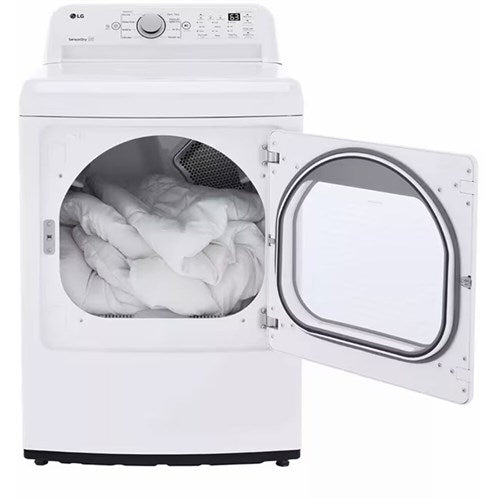 LG - 4.8 Top Load Washer (WT7155CW) & 7.3 CF Gas Dryer (DLG7151W) - WT7155CW-G-KIT