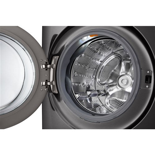 LG - 5.0 CF Ultra Large Capacity Front Load Washer, TurboWash360, Steam, Wifi - WM6500HBA