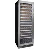 Danby - Silhouette Integrated Winde Cooler, Holds 129 Bottles, Towel Bar Handle - SPRWC140D1SS