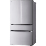 LG - 30 CF 4-Door French Door Refrigerator, Full Convert Drawer,Pocket Handle - LF30S8210S