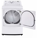LG - 4.3 CF Top Load Washer (WT7005CW) & 7.3 Gas Dryer (DLG7001W) - WT7005CW-G-KIT