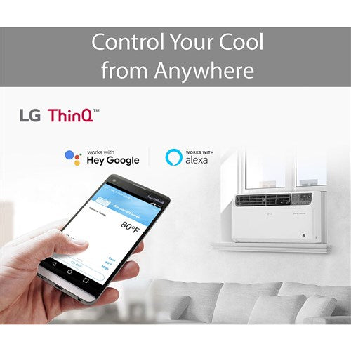 LG - 12,000 BTU Window Air Conditioner with Inverter | LW1222IVSM