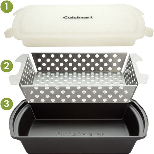 Cuisinart Grill - Marinade and Grilling Basket Set - CMT-200