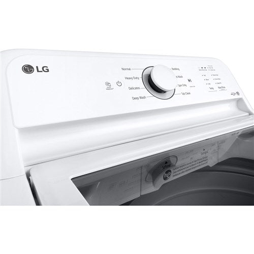 LG - 4.1 CF Ultra Large Capacity Top Load Washer, Agitator - WT6105CW