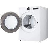 LG - 7.4 CF Ultra Large Capacity Gas Dryer w/ Sensor Dry, TurboSteam, Wi-Fi - DLGX6501W