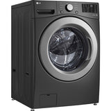 LG - 5.0 CF Ultra Large Capacity Front Load Washer with ColdWash, NFC Tag On - WM3470CM