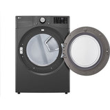 LG - 7.4 CF Ultra Large Capacity Gas Dryer with Sensor Dry, NFC Tag On - DLG3471M