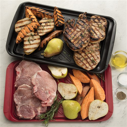 Cuisinart Grill - Prep and Serve Grilling Trays, Color Coded, Dishwasher Safe - CPK-200