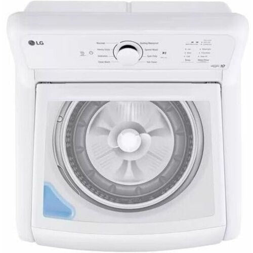 LG - 4.1 CF Ultra Large Capacity Top Load Washer, Agitator - WT6105CW