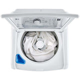 LG - 4.3 CF Ultra Large Capacity Top Load Washer with Agitator - WT7005CW