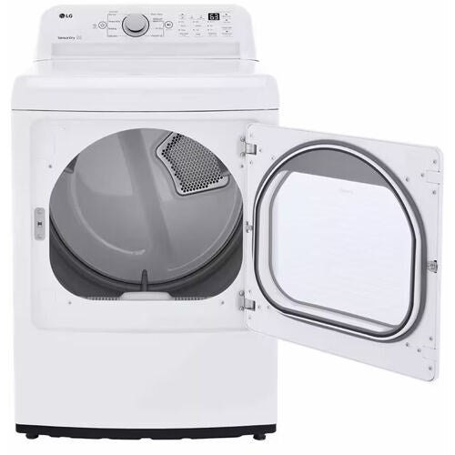 LG - 4.8 Top Load Washer (WT7155CW) & 7.3 CF Electric Dryer (DLE7150W) - WT7155CW-E-KIT