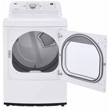LG - 4.8 Top Load Washer (WT7155CW) & 7.3 CF Electric Dryer (DLE7150W) - WT7155CW-E-KIT
