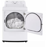 LG - 4.3 CF Top Load Washer (WT7000CW) & 7.3 CF Electric Dryer (DLE7000W) - WT7000CW-E-KIT