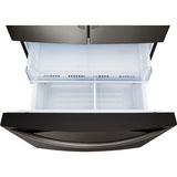 LG - 28 CF French Door, Ice and Water with Single Ice - LRFS28XBD