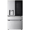 LG - 29 CF 4-Door French Door,InstaView Edge to Edge and Ice&Water Dispenser - LF29S8250S