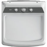 Midea - 7.0 CF Electric Dryer, Sensor Dry - MLTE41N1BWW
