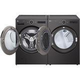 LG - 5.0 CF Front Load Washer (WM6700HBA) + 7.4 CF Gas Dryer (DLGX6701B) - WM6700HBA-G-KIT