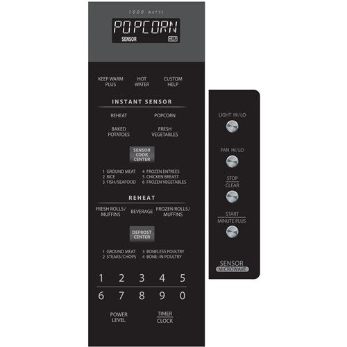 Sharp 1.5 Cu. Ft. 1000W Over-the-Range Microwave Oven with Concealed Control Panel in Stainless Steel