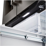 LG - 25 CF Standard Depth Max French Door with Dual Handle, 33 Wide, Dual Ice - LF25H6330D