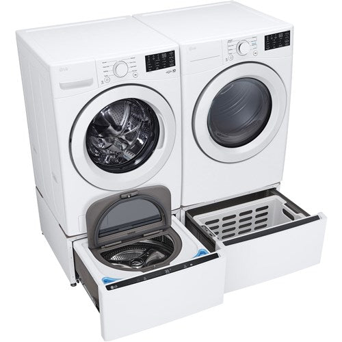 LG - 5.0 CF Front Load Washer (WM3470CW) & 7.4 CF Gas Dryer (DLG3471W) - WM3470CW-G-KIT