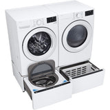 LG - 5.0 CF Front Load Washer (WM3470CW) & 7.4 CF Gas Dryer (DLG3471W) - WM3470CW-G-KIT