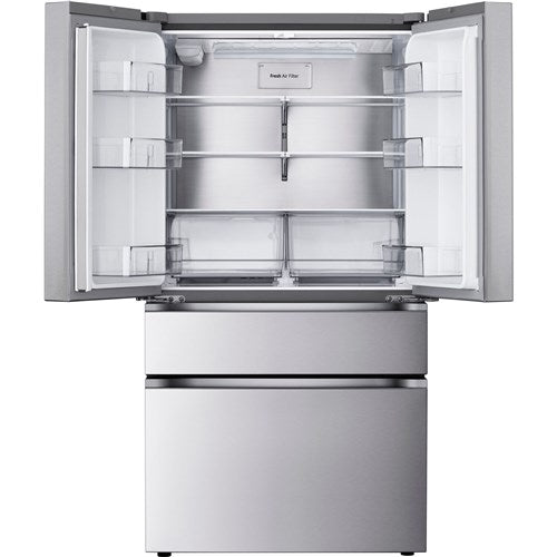 LG - 30 CF 4-Door French Door Refrigerator, Full Convert Drawer,Pocket Handle - LF30S8210S