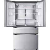 LG - 30 CF 4-Door French Door Refrigerator, Full Convert Drawer,Pocket Handle - LF30S8210S