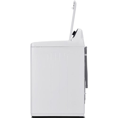 Midea - 4.4 CF Top Load Washer, Agitator, Stainless Tub - MLTW44A4BWW