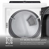 LG - 7.3 CF Electric Dryer, Wi-Fi, Easy Load, AI Sensor Dry - DLE8400WE