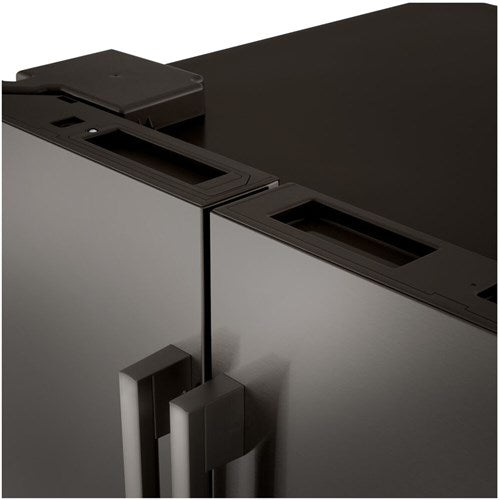 LG - 25 CF Standard Depth Max French Door with Dual Handle, 33 Wide, Dual Ice - LF25H6330D