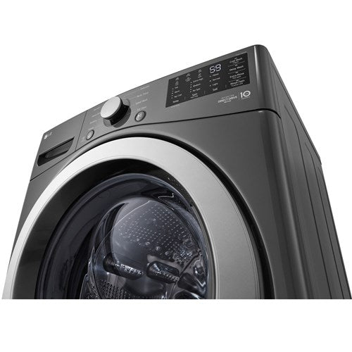 LG - 5.0 CF Ultra Large Capacity Front Load Washer with ColdWash, NFC Tag On - WM3470CM