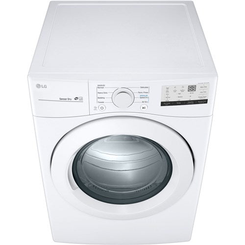 LG - 4.5 CF Front Load Washer (WM3400CW) & 7.4 CF Gas Dryer (DLG3401W) - WM3400CW-G-KIT