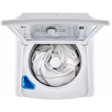 LG - 4.3 CF Top Load Washer (WT7005CW) & 7.3 Gas Dryer (DLG7001W) - WT7005CW-G-KIT