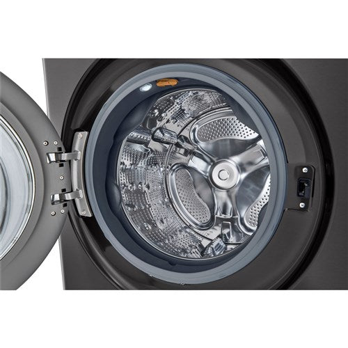 LG - 5.0 CF Front Load Washer (WM4200HBA) & 7.4 CF Electric Dryer (DLEX4200B) - WM4200HBA-E-KIT