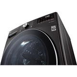 LG - 5.0 CF Front Load Washer (WM4200HBA) & 7.4 CF Electric Dryer (DLEX4200B) - WM4200HBA-E-KIT