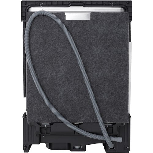 LG - 24" Front Control Dishwasher, 48 dBA, QuadWash, EasyRack Plus, 3rd Rack - LDFN4542W