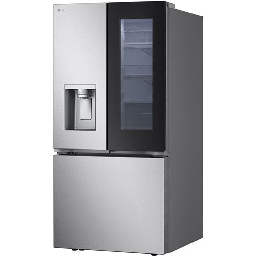 LG - 31 CF Standard Depth Max 3 Door Ref,InstaView DID,Dual Ice,Pocket Handle - LF25S6560S