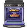 LG - 6.3 CF Electric Single Oven Slide-In Range, Instaview, Air Fry, ESTAR - LSEL6335DE