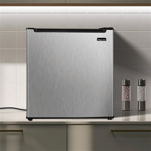 Magic Chef - 1.7-cu. ft. Mini Fridge in Stainless Steel - HMAR170STE