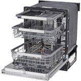LG - 24" Top Control Dishwasher, 44dB, Smart WiFi, QuadWash Pro, Dynamic Dry - LDPS6762S