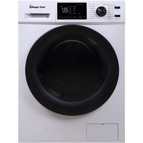 Magic Chef - 2.7 Cu Ft Washer Dryer Combo - White - MCSCWD27W5