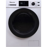 Magic Chef - 2.7 Cu Ft Washer Dryer Combo - White - MCSCWD27W5