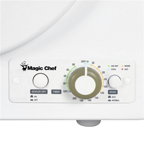 Magic Chef - 2.6 Cu Ft Compact Dryer - MCSDRY1S
