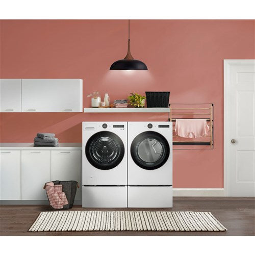LG - 7.4 CF Ultra Large Capacity Gas Dryer w/ Sensor Dry, TurboSteam, Wi-Fi - DLGX6501W