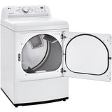 LG - 7.3 CF Ultra Large High Efficiency Electric Dryer - DLE7000W
