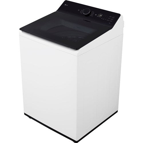 LG - 5.5 CF Top Load Washer, TurboWash 3D, Wi-Fi, Easy Unload, Agitator - WT8405CW