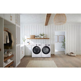 LG - 7.4 CF Ultra Large Capacity Gas Dryer w/ Sensor Dry, TurboSteam, Wi-Fi - DLGX6501W