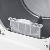 LG - 7.3 CF Electric Dryer, Wi-Fi, Easy Load, AI Sensor Dry - DLE8400WE